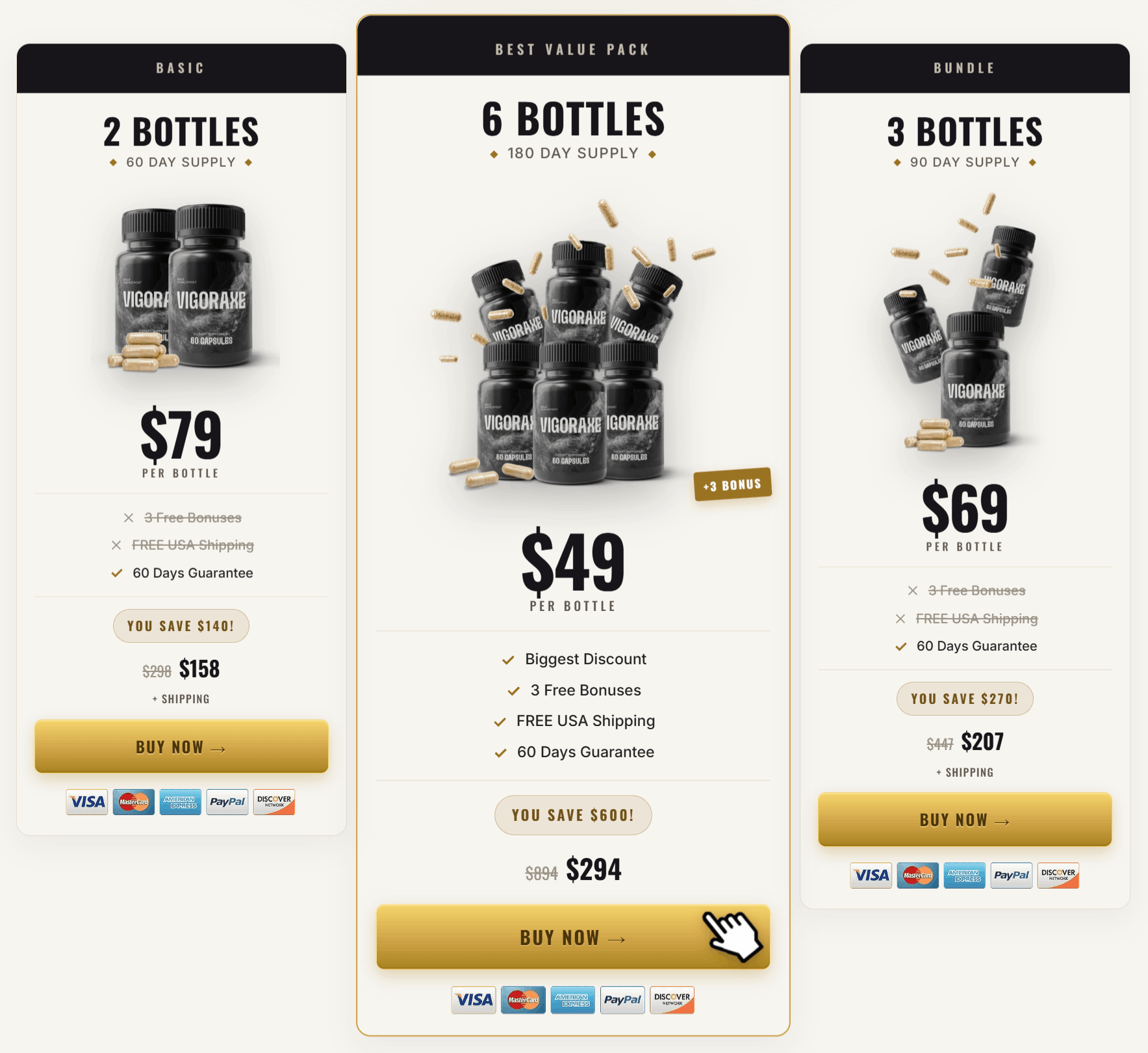 vigoraxe order now